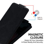 Vertikale Klapphülle Einfarbig Veganes Leder Handyhülle mit Umhängekette, Für iPhone 11 Pro Max, Für iPhone 11, Für iPhone 11 Pro