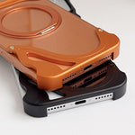 Dolphin Originalfarbe Metall Rahmenloser 360-Grad-Drehhalter Magnetische Handyhülle, Für iPhone 17 Pro Max, Für iPhone 17 Pro