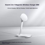 Original Xiaomi 30W 2-in-1 Magnetisches Kabelloses Ladegerät für Mobiltelefone und Kopfhörer