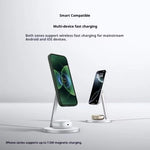 Original Xiaomi 30W 2-in-1 Magnetisches Kabelloses Ladegerät für Mobiltelefone und Kopfhörer