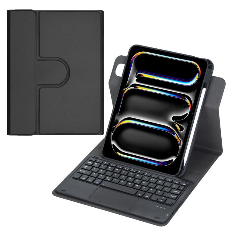360-degree Rotation Bluetooth Keyboard Leather Tablet Case with Touchpad, For iPad Pro 11 2025 / 2024, For iPad 2025 / 2022, For iPad Air 11 2025 / iPad Pro 11 2022, For iPad 10.2 2021 / 2019 / iPad Air 3