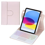 360-Grad-Drehung Hintergrundbeleuchtete Bluetooth-Tastatur Leder Tablet-Hülle mit Touchpad, Für iPad Pro 11 2025 / 2024, Für iPad 2025 / 2022, Für iPad Air 11 2025 / iPad Pro 11 2022, Für iPad 10.2 2021 / 2019 / iPad Air 3