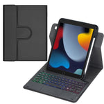 360-Grad-Drehung Hintergrundbeleuchtete Bluetooth-Tastatur Leder Tablet-Hülle mit Touchpad, Für iPad Pro 11 2025 / 2024, Für iPad 2025 / 2022, Für iPad Air 11 2025 / iPad Pro 11 2022, Für iPad 10.2 2021 / 2019 / iPad Air 3