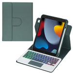 360-Grad-Drehung Hintergrundbeleuchtete Bluetooth-Tastatur Leder Tablet-Hülle mit Touchpad, Für iPad Pro 11 2025 / 2024, Für iPad 2025 / 2022, Für iPad Air 11 2025 / iPad Pro 11 2022, Für iPad 10.2 2021 / 2019 / iPad Air 3