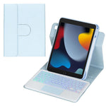 360-Grad-Drehung Hintergrundbeleuchtete Bluetooth-Tastatur Leder Tablet-Hülle mit Touchpad, Für iPad Pro 11 2025 / 2024, Für iPad 2025 / 2022, Für iPad Air 11 2025 / iPad Pro 11 2022, Für iPad 10.2 2021 / 2019 / iPad Air 3
