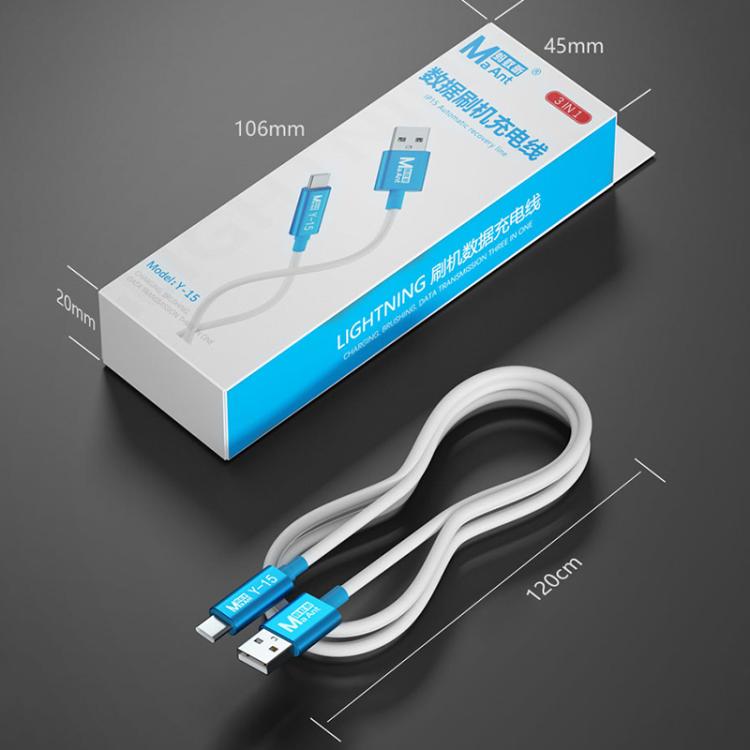 MaAnt Y-15 USB-zu-Type-C Ladekabel zur Datenübertragung für iPhone / iPad, MaAnt Y-15