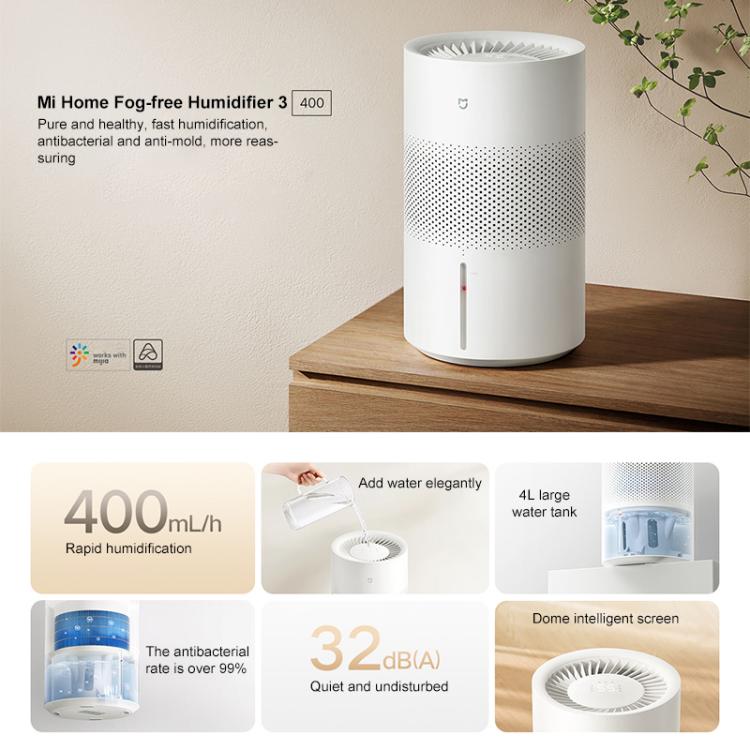 Xiaomi Mijia 4L Nebelfreier Luftbefeuchter 3, 4L Nebelfreier Luftbefeuchter 3