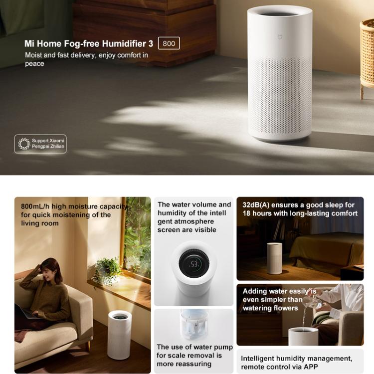 Xiaomi Mijia 6L Nebelfreier Luftbefeuchter 3, 6L Nebelfreier Luftbefeuchter 3