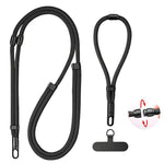 XDcase Abnehmbarer 3-in-1 Umhänge-/Hals-/Handgelenkriemen Anti-Verlust Telefonband mit Lasche