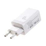 JOYROOM JR-TG10 65W GaN Dual Type-C, USB 3-Port Ladegerät mit Type-C-zu-Type-C-Kabel, EU-Stecker, UK-Stecker
