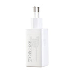 JOYROOM JR-TG10 65W GaN Dual Type-C, USB 3-Port Ladegerät mit Type-C-zu-Type-C-Kabel, EU-Stecker, UK-Stecker