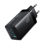 JOYROOM JR-TG10 65W GaN Dual Type-C, USB 3-Port Ladegerät mit Type-C-zu-Type-C-Kabel, EU-Stecker, UK-Stecker