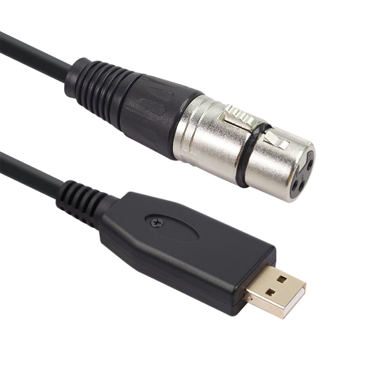 US18 USB zu XLR Buchse Mikrofon-Aufnahmekabel, 2m, 3m