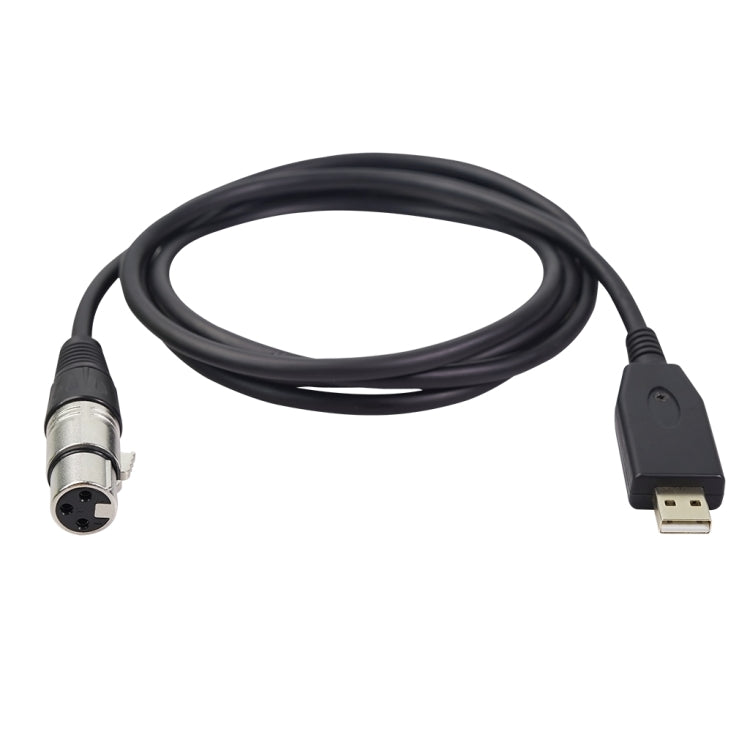 US18 USB zu XLR Buchse Mikrofon-Aufnahmekabel, 2m, 3m