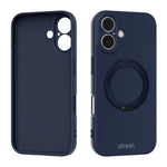 ABEEL Hautfreundliche Magnetische Flüssigsilikon-Handyhülle mit Halter, Für iPhone 17 Pro Max, Für iPhone 17 Pro, Für iPhone 17, Für iPhone 16 Pro Max, Für iPhone 16 Pro, Für iPhone 16