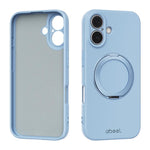 ABEEL Hautfreundliche Magnetische Flüssigsilikon-Handyhülle mit Halter, Für iPhone 17 Pro Max, Für iPhone 17 Pro, Für iPhone 17, Für iPhone 16 Pro Max, Für iPhone 16 Pro, Für iPhone 16