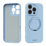 ABEEL Hautfreundliche Magnetische Flüssigsilikon-Handyhülle mit Halter, Für iPhone 17 Pro Max, Für iPhone 17 Pro, Für iPhone 17, Für iPhone 16 Pro Max, Für iPhone 16 Pro, Für iPhone 16