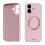 ABEEL Hautfreundliche Magnetische Flüssigsilikon-Handyhülle mit Halter, Für iPhone 17 Pro Max, Für iPhone 17 Pro, Für iPhone 17, Für iPhone 16 Pro Max, Für iPhone 16 Pro, Für iPhone 16