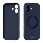 ABEEL Hautfreundliche Magnetische Flüssigsilikon-Handyhülle mit Halter, Für iPhone 17 Pro Max, Für iPhone 17 Pro, Für iPhone 17, Für iPhone 16 Pro Max, Für iPhone 16 Pro, Für iPhone 16