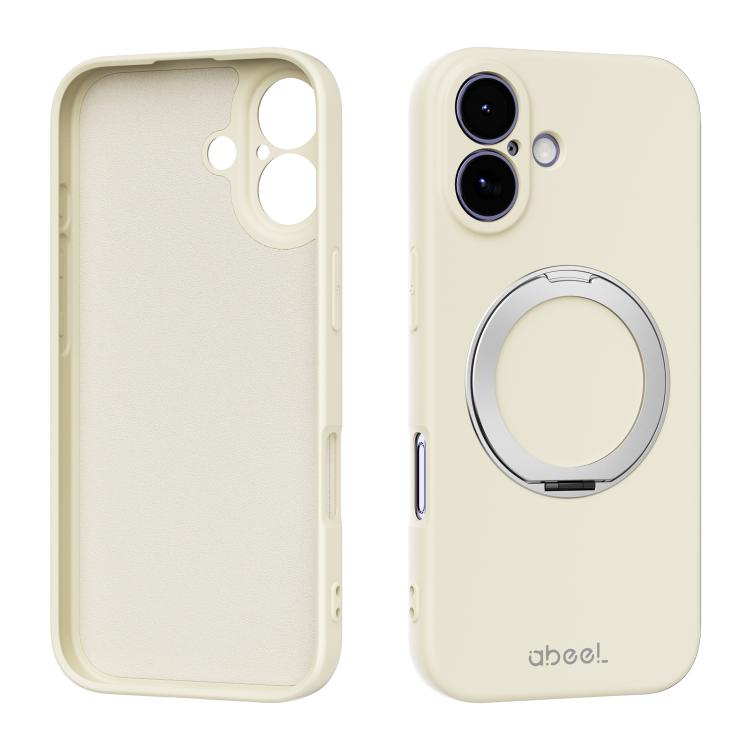 ABEEL Hautfreundliche Magnetische Flüssigsilikon-Handyhülle mit Halter, Für iPhone 17 Pro Max, Für iPhone 17 Pro, Für iPhone 17, Für iPhone 16 Pro Max, Für iPhone 16 Pro, Für iPhone 16