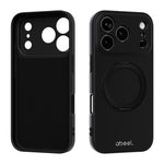 ABEEL Hautfreundliche Magnetische Flüssigsilikon-Handyhülle mit Halter, Für iPhone 17 Pro Max, Für iPhone 17 Pro, Für iPhone 17, Für iPhone 16 Pro Max, Für iPhone 16 Pro, Für iPhone 16
