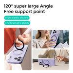 ABEEL Hautfreundliche Magnetische Flüssigsilikon-Handyhülle mit Halter, Für iPhone 17 Pro Max, Für iPhone 17 Pro, Für iPhone 17, Für iPhone 16 Pro Max, Für iPhone 16 Pro, Für iPhone 16