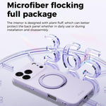 ABEEL Hautfreundliche Magnetische Flüssigsilikon-Handyhülle mit Halter, Für iPhone 17 Pro Max, Für iPhone 17 Pro, Für iPhone 17, Für iPhone 16 Pro Max, Für iPhone 16 Pro, Für iPhone 16