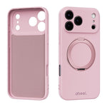 ABEEL Hautfreundliche Magnetische Flüssigsilikon-Handyhülle mit Halter, Für iPhone 17 Pro Max, Für iPhone 17 Pro, Für iPhone 17, Für iPhone 16 Pro Max, Für iPhone 16 Pro, Für iPhone 16