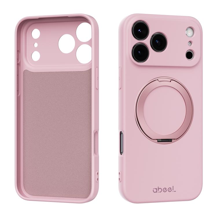 ABEEL Hautfreundliche Magnetische Flüssigsilikon-Handyhülle mit Halter, Für iPhone 17 Pro Max, Für iPhone 17 Pro, Für iPhone 17, Für iPhone 16 Pro Max, Für iPhone 16 Pro, Für iPhone 16