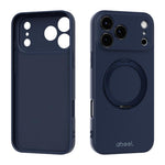 ABEEL Hautfreundliche Magnetische Flüssigsilikon-Handyhülle mit Halter, Für iPhone 17 Pro Max, Für iPhone 17 Pro, Für iPhone 17, Für iPhone 16 Pro Max, Für iPhone 16 Pro, Für iPhone 16