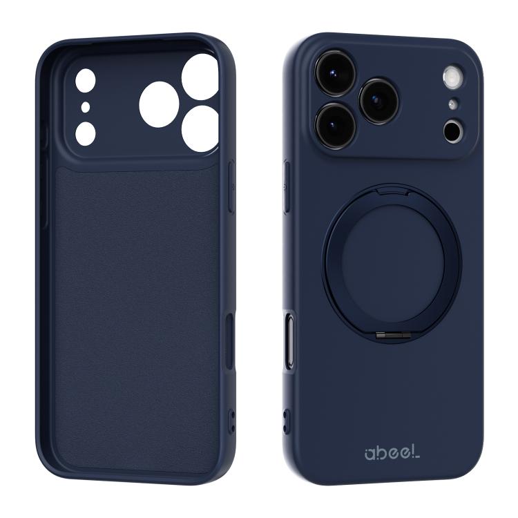 ABEEL Hautfreundliche Magnetische Flüssigsilikon-Handyhülle mit Halter, Für iPhone 17 Pro Max, Für iPhone 17 Pro, Für iPhone 17, Für iPhone 16 Pro Max, Für iPhone 16 Pro, Für iPhone 16