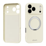 ABEEL Hautfreundliche Magnetische Flüssigsilikon-Handyhülle mit Halter, Für iPhone 17 Pro Max, Für iPhone 17 Pro, Für iPhone 17, Für iPhone 16 Pro Max, Für iPhone 16 Pro, Für iPhone 16
