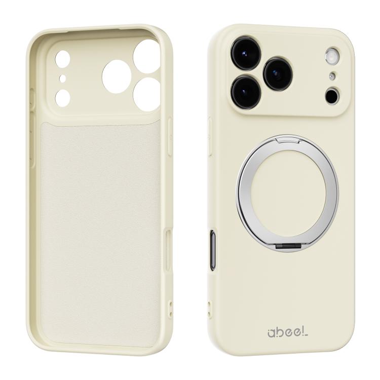 ABEEL Hautfreundliche Magnetische Flüssigsilikon-Handyhülle mit Halter, Für iPhone 17 Pro Max, Für iPhone 17 Pro, Für iPhone 17, Für iPhone 16 Pro Max, Für iPhone 16 Pro, Für iPhone 16