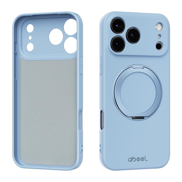 ABEEL Hautfreundliche Magnetische Flüssigsilikon-Handyhülle mit Halter, Für iPhone 17 Pro Max, Für iPhone 17 Pro, Für iPhone 17, Für iPhone 16 Pro Max, Für iPhone 16 Pro, Für iPhone 16