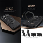 Hexagon Rüstung Magnetischer Halter Waage Handyhülle, Für iPhone 16, Für iPhone 15 Pro Max, Für iPhone 15 Pro, Für iPhone 15 Plus, Für iPhone 15, Für iPhone 14 Plus