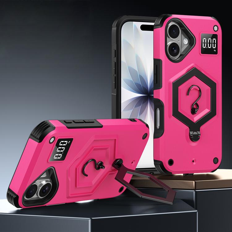 Hexagon Rüstung Magnetischer Halter Waage Handyhülle, Für iPhone 16, Für iPhone 15 Pro Max, Für iPhone 15 Pro, Für iPhone 15 Plus, Für iPhone 15, Für iPhone 14 Plus