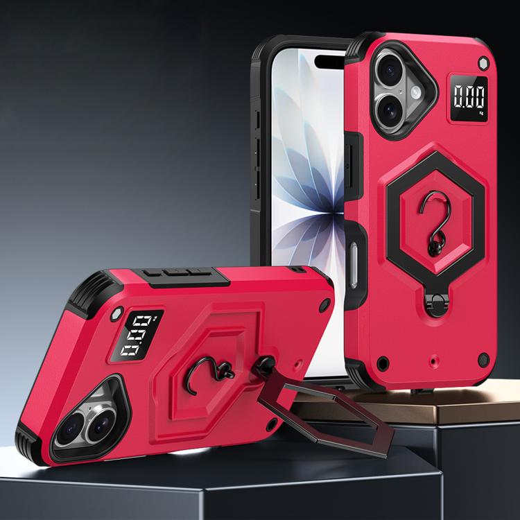 Hexagon Rüstung Magnetischer Halter Waage Handyhülle, Für iPhone 16, Für iPhone 15 Pro Max, Für iPhone 15 Pro, Für iPhone 15 Plus, Für iPhone 15, Für iPhone 14 Plus