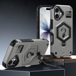 Hexagon Rüstung Magnetischer Halter Waage Handyhülle, Für iPhone 16, Für iPhone 15 Pro Max, Für iPhone 15 Pro, Für iPhone 15 Plus, Für iPhone 15, Für iPhone 14 Plus