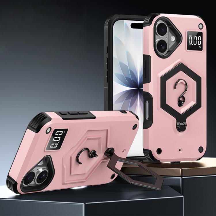 Hexagon Rüstung Magnetischer Halter Waage Handyhülle, Für iPhone 16, Für iPhone 15 Pro Max, Für iPhone 15 Pro, Für iPhone 15 Plus, Für iPhone 15, Für iPhone 14 Plus