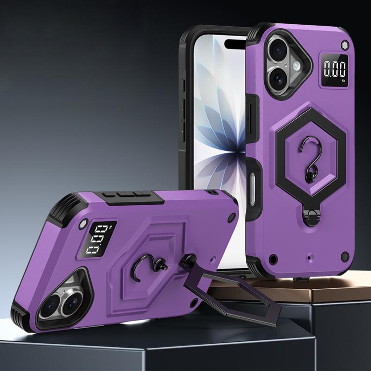 Hexagon Rüstung Magnetischer Halter Waage Handyhülle, Für iPhone 16, Für iPhone 15 Pro Max, Für iPhone 15 Pro, Für iPhone 15 Plus, Für iPhone 15, Für iPhone 14 Plus