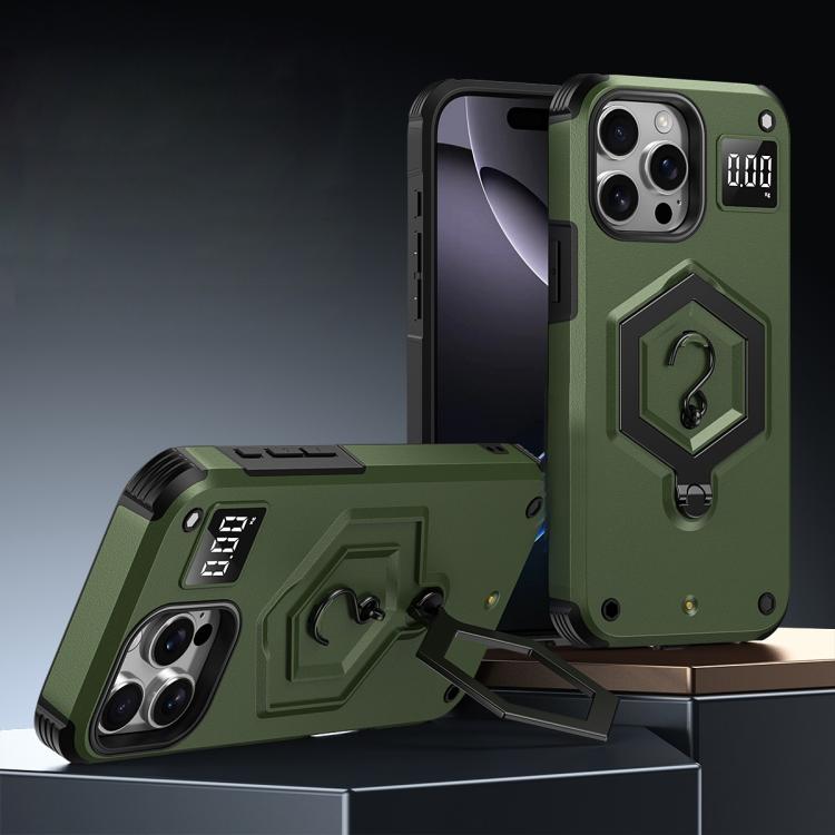 Hexagon Rüstung Magnetischer Halter Waage Handyhülle, Für iPhone 16, Für iPhone 15 Pro Max, Für iPhone 15 Pro, Für iPhone 15 Plus, Für iPhone 15, Für iPhone 14 Plus