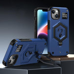 Hexagon Rüstung Magnetischer Halter Waage Handyhülle, Für iPhone 16, Für iPhone 15 Pro Max, Für iPhone 15 Pro, Für iPhone 15 Plus, Für iPhone 15, Für iPhone 14 Plus