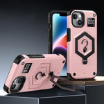 Hexagon Rüstung Magnetischer Halter Waage Handyhülle, Für iPhone 16, Für iPhone 15 Pro Max, Für iPhone 15 Pro, Für iPhone 15 Plus, Für iPhone 15, Für iPhone 14 Plus