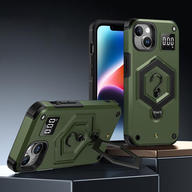 Hexagon Rüstung Magnetischer Halter Waage Handyhülle, Für iPhone 16, Für iPhone 15 Pro Max, Für iPhone 15 Pro, Für iPhone 15 Plus, Für iPhone 15, Für iPhone 14 Plus