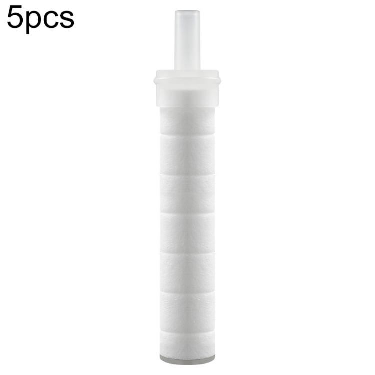 5tlg/Set Duschkopf PP Baumwolle Hautverschönernder Wasserfiltereinsatz, 16,5 x 2,6cm