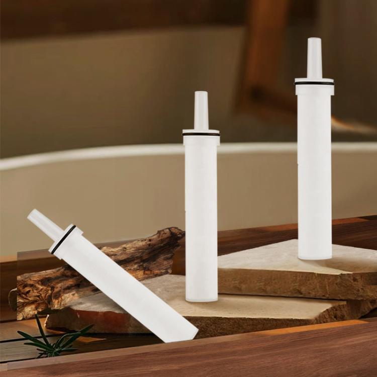5tlg/Set Duschkopf PP Baumwolle Hautverschönernder Wasserfiltereinsatz, 16,5 x 2,6cm