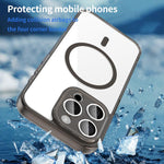 PC-Hybrid TPU Airbag Stoßfeste MagSafe Handyhülle, Für iPhone 15