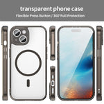 PC-Hybrid TPU Airbag Stoßfeste MagSafe Handyhülle, Für iPhone 15
