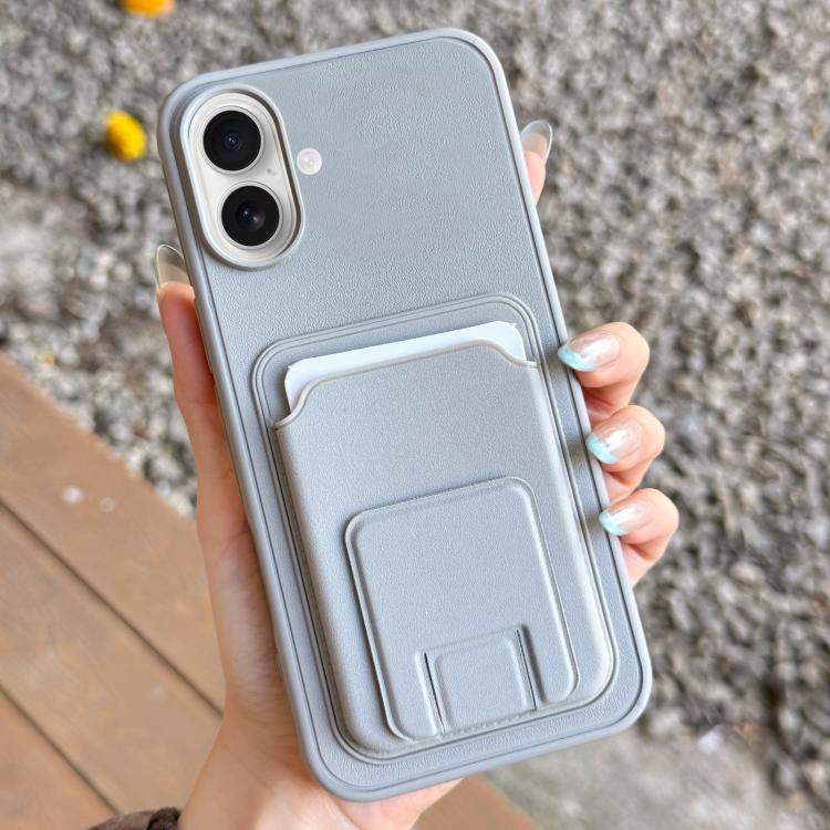 Quadratische Faltbare Kartenetui Halter Handyhülle, Für iPhone 16 Plus, Für iPhone 16, Für iPhone 15 Pro Max, Für iPhone 15 Pro, Für iPhone 15 Plus, Für iPhone 15