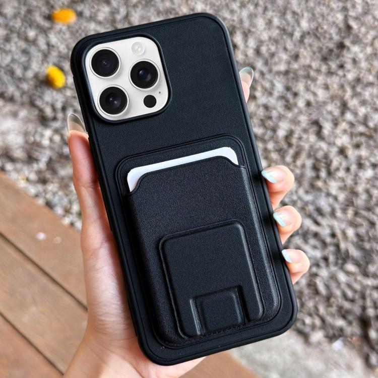 Quadratische Faltbare Kartenetui Halter Handyhülle, Für iPhone 16 Plus, Für iPhone 16, Für iPhone 15 Pro Max, Für iPhone 15 Pro, Für iPhone 15 Plus, Für iPhone 15